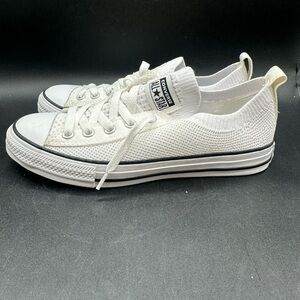 Converse Chuck Taylor All Star Shoreline Knit Junior size 3 Slip-On Shoes White